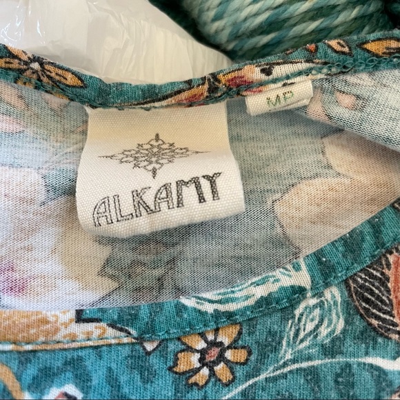 Alkamy Blue Flutter Sleeve Tee - Picture 7 of 7